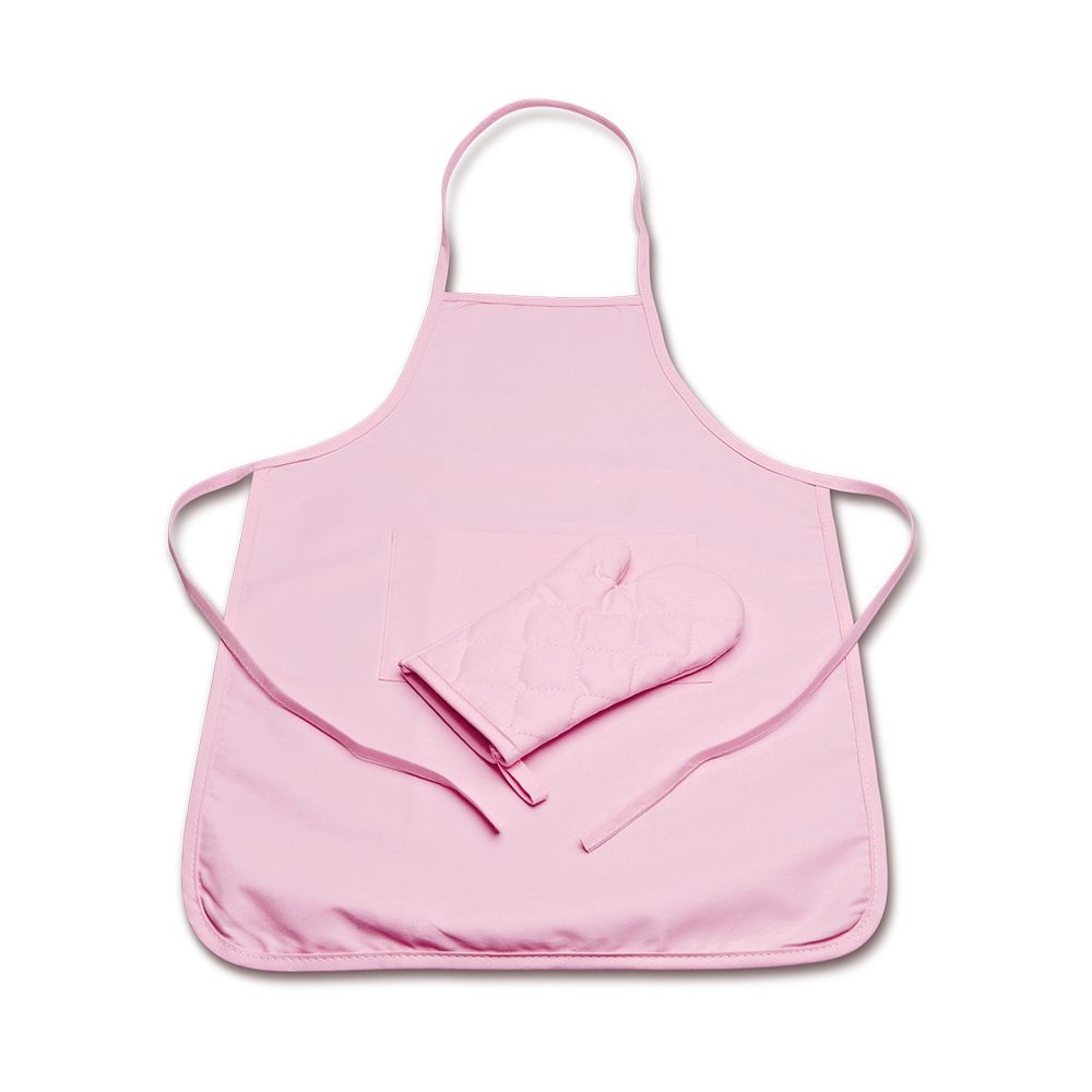 Städter - Kids Kleine Küchenfee - 40 x 59,5 cm - Rosa Set - 2-teilig