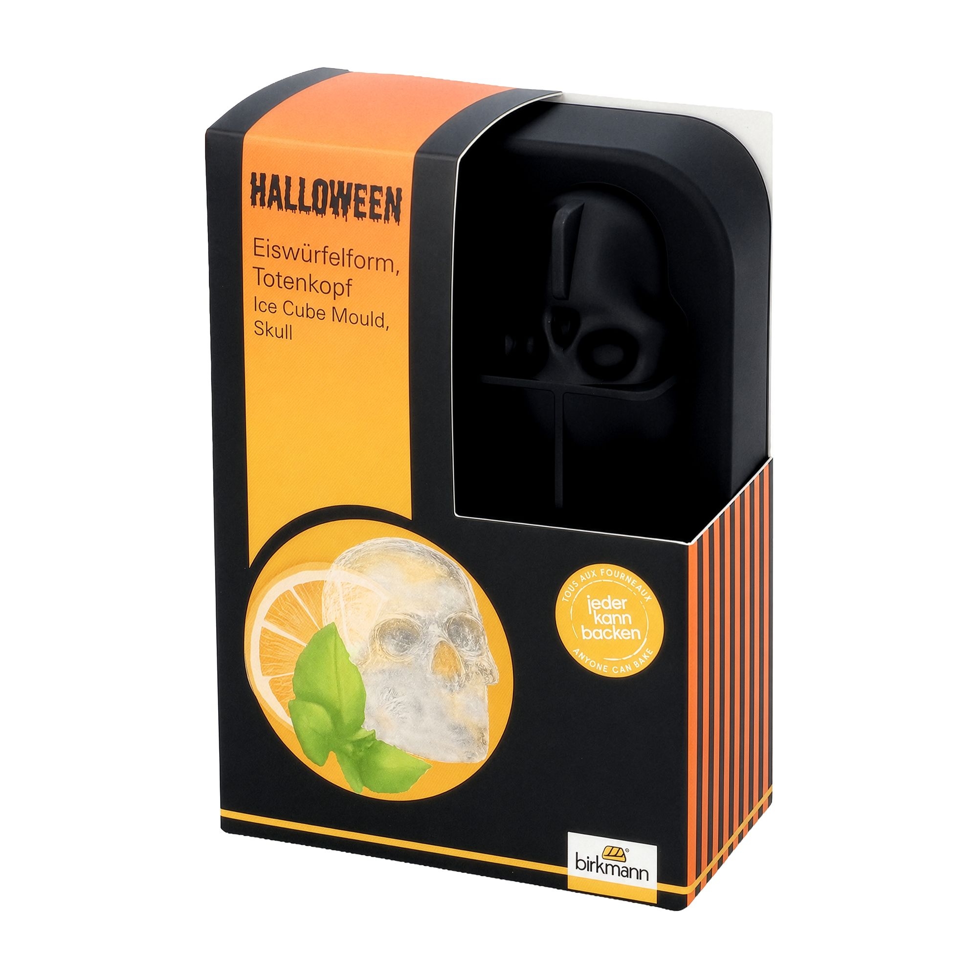 Birkmann - Silikonform Totenkopf - für 4 Stück