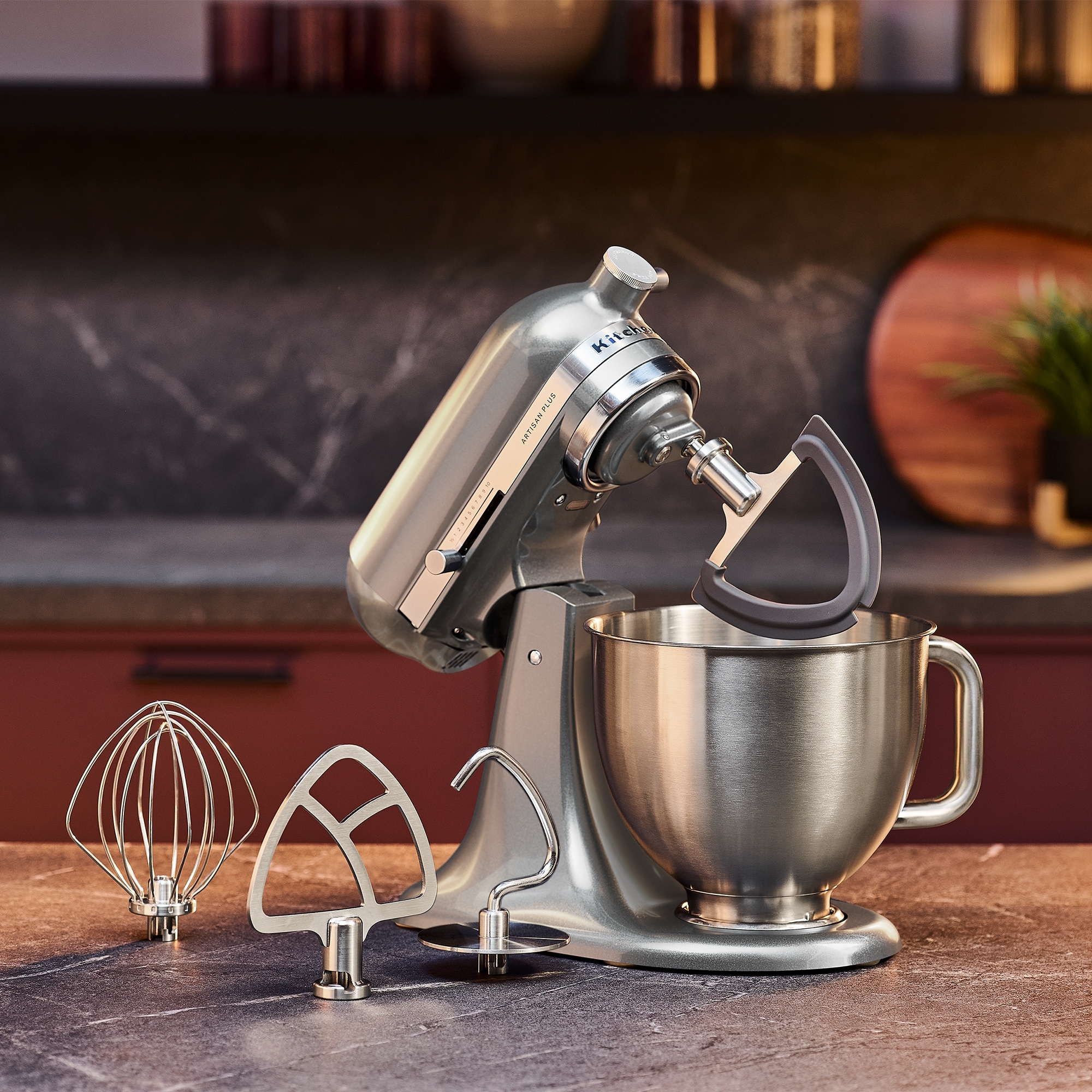 KitchenAid - Artisan Plus Küchenmaschine 5KSM50PKVEMS - Medallion Silver