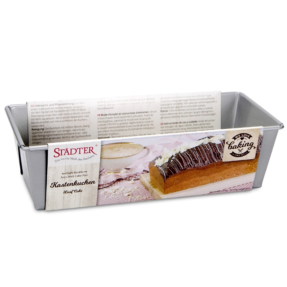 Städter - We-Love-Baking Kastenform in 2 Größen