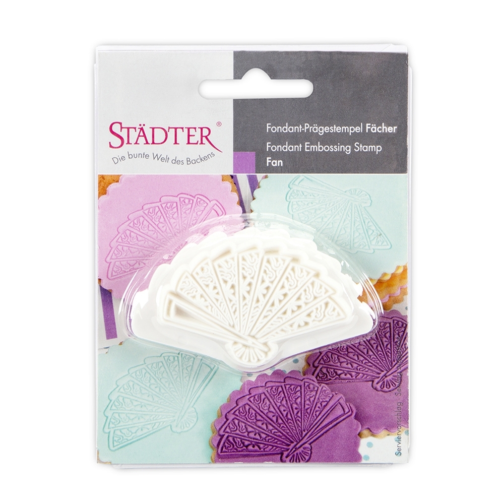 Städter - embossing stamp Fan - 5 cm Städter - embossing stamp Fan - 5 cm