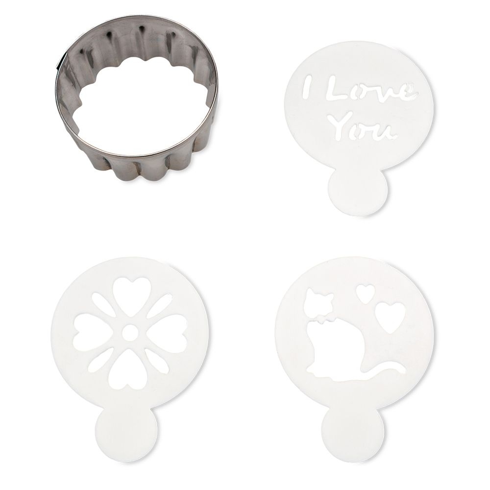 Städter - Cookie Deco Set rosette - 4 cm - Set of 4 pieces