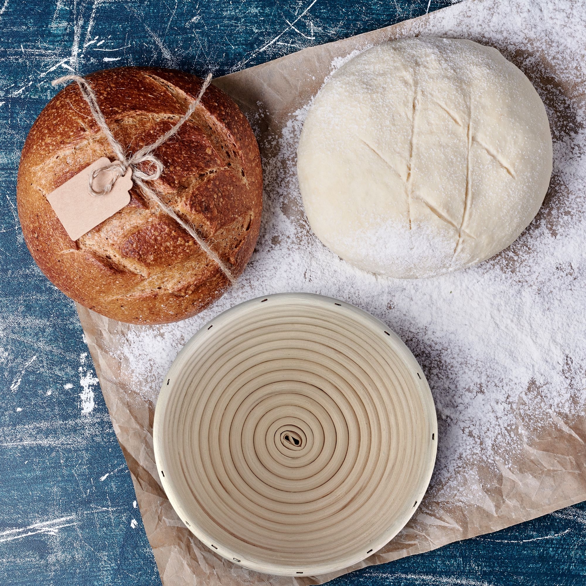Gärkörbchen rund mit Bezug - PADEIRO - 20 cm | Culinaris