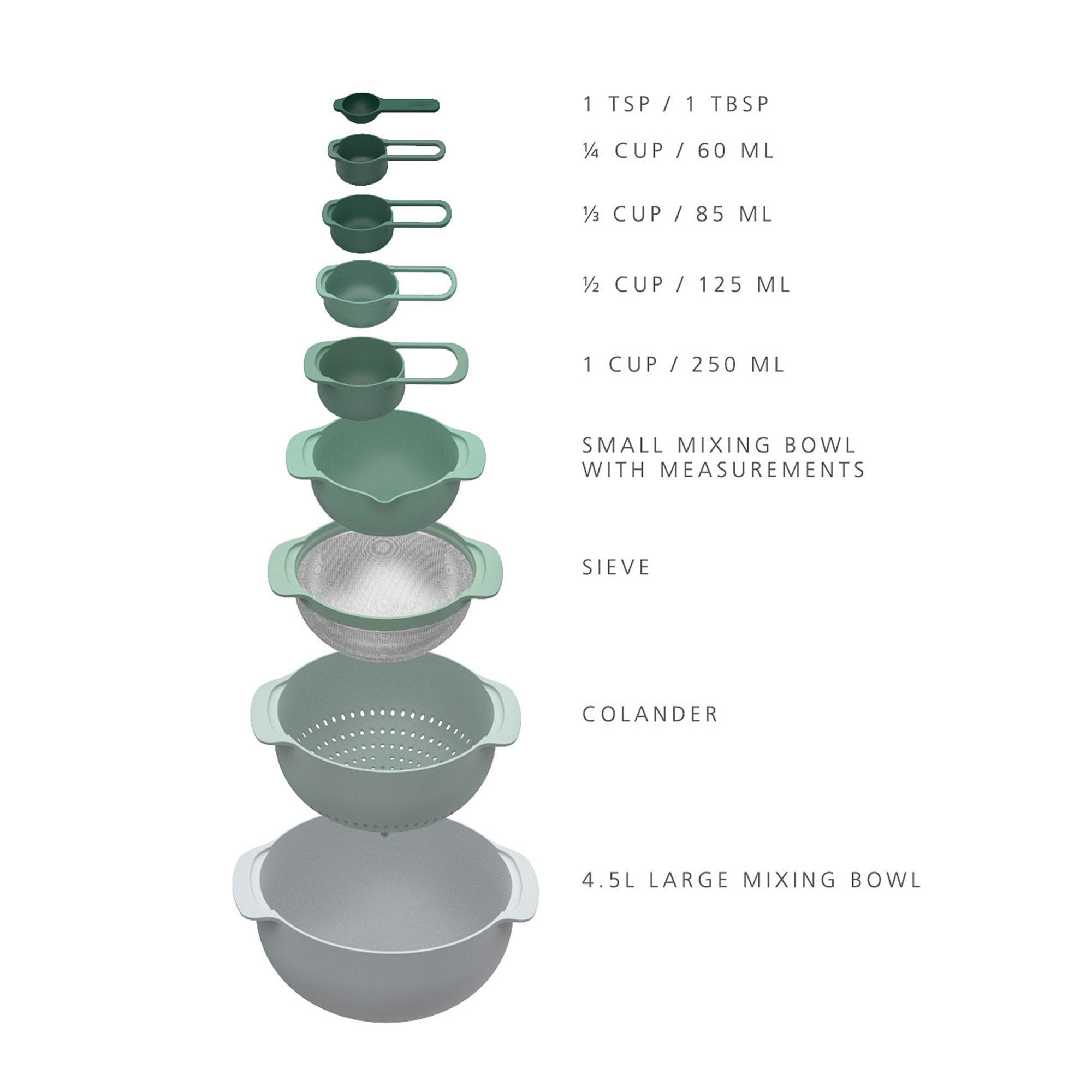 Joseph Joseph - Nest™ 9 Plus Bowl Set - Editions