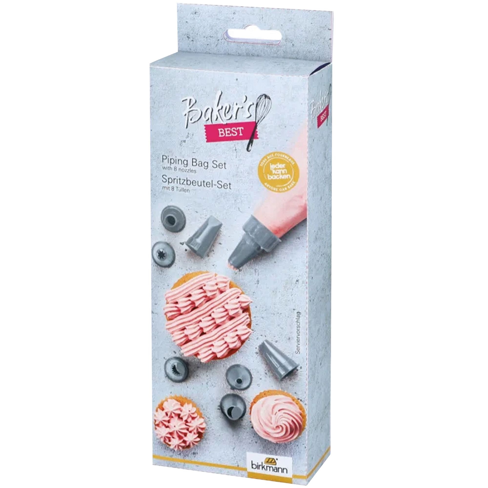 Birkmann - Baker's Best - Piping bag set 10 pcs. Birkmann - Baker's Best - Piping bag set 10 pcs.