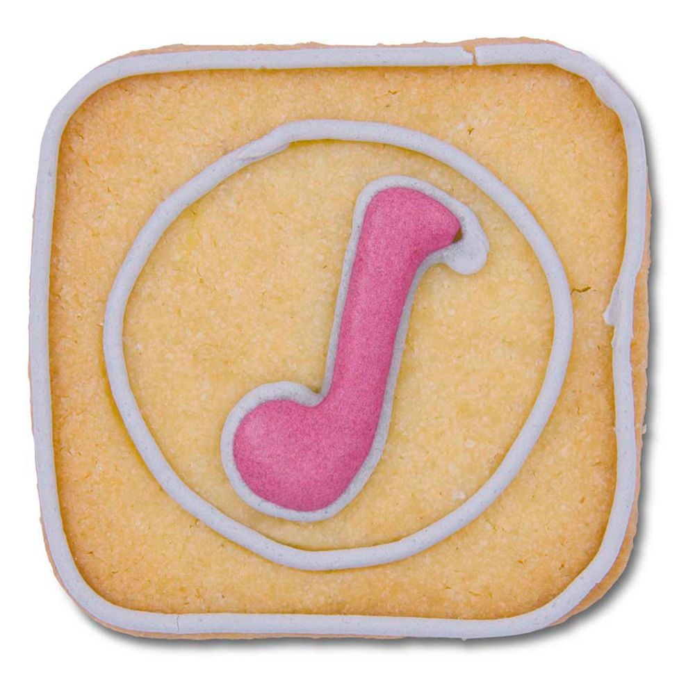Städter - Cookie cutter - App-Cutter music - 6,5 cm