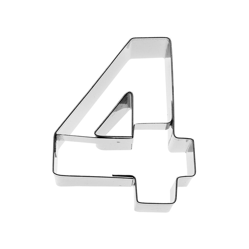 Birkmann - Cookie Cutter number - "4" cm