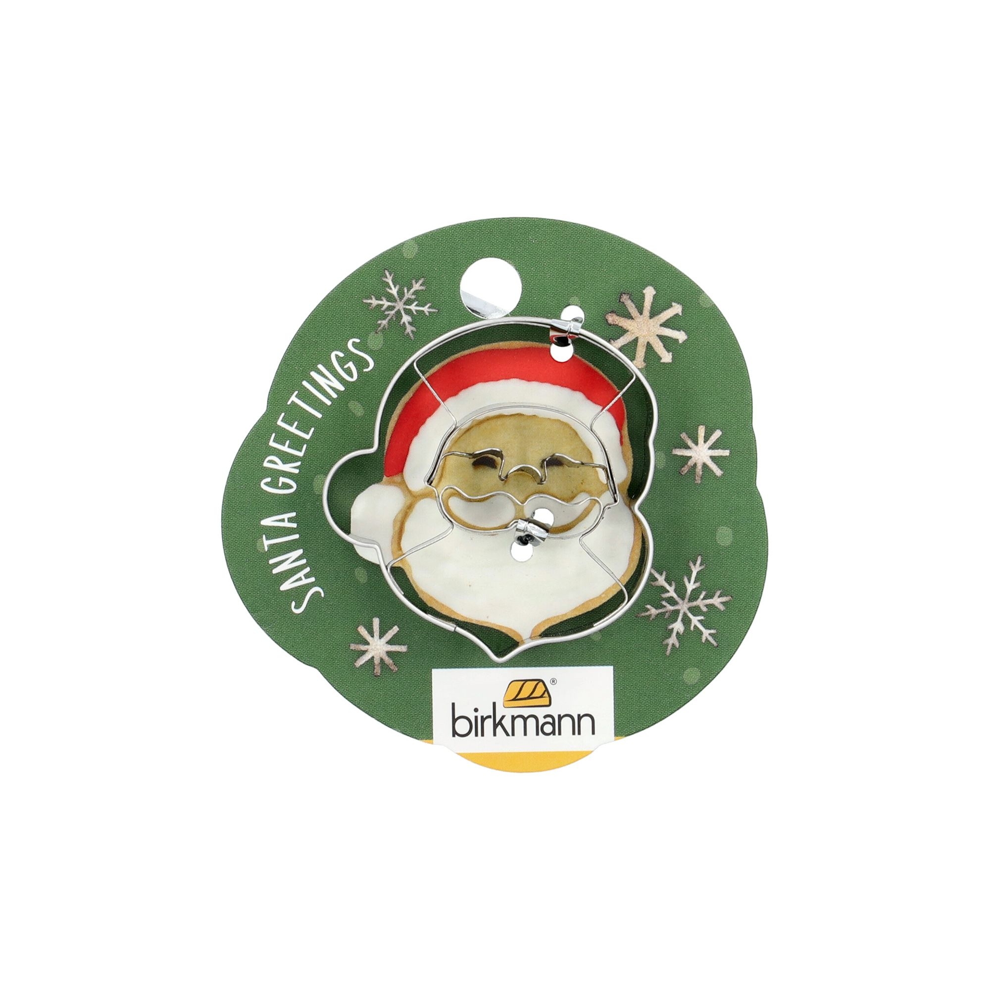 Birkmann - Ausstecher Weihnachtsmann-Gesicht - Weihnachten 2024 - 4,5 cm