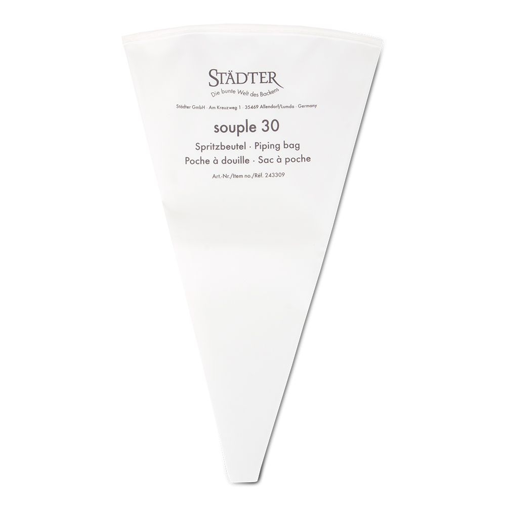 Städter - Profi-Spritzbeutel - Weiß - souple - verschiedene Größen