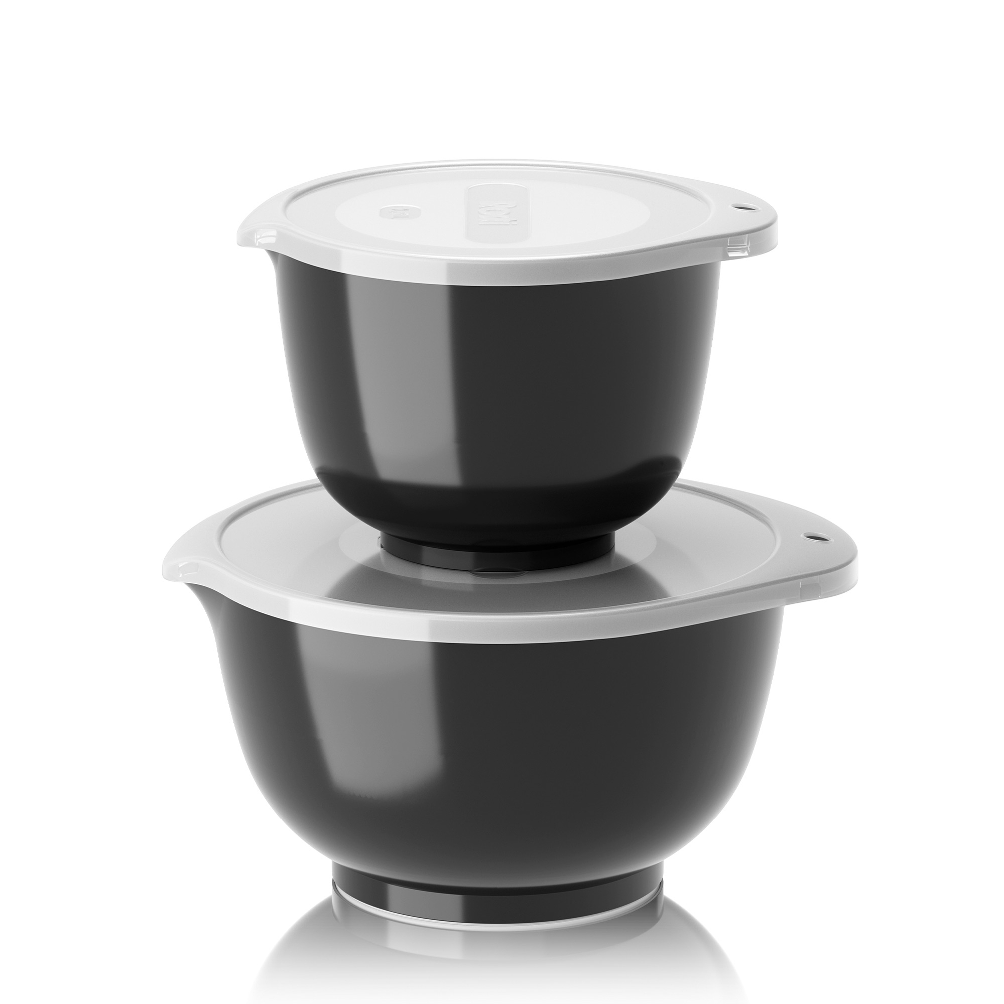 Rosti - Set NEW Margrethe 4-piece (1.5 l + 3.0 l + matching lid) -  black