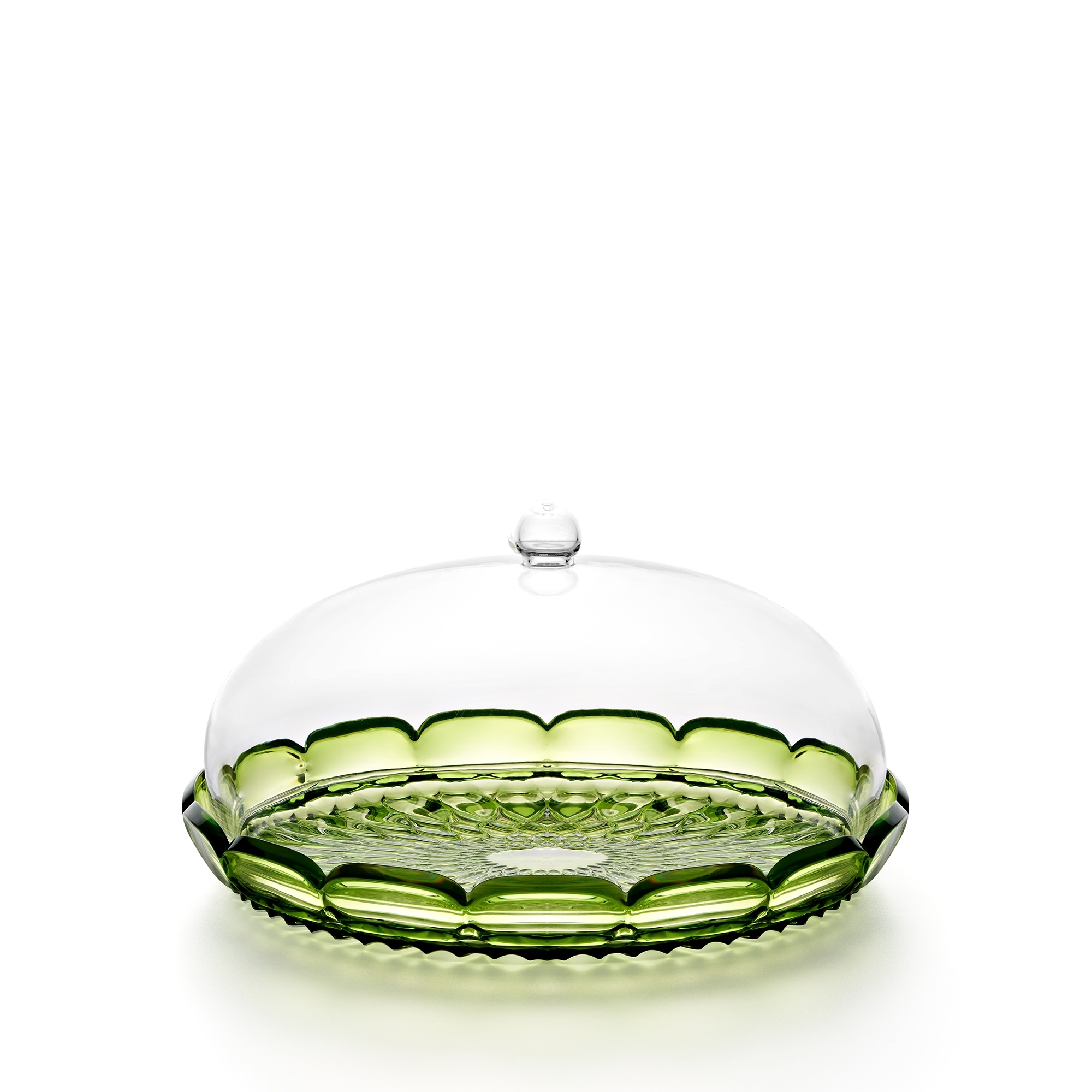 Guzzini - cake tumbler “Vanity”, water lily green