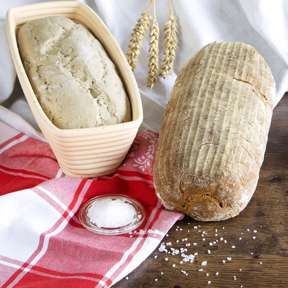 Städter - Dough rising basket Rectangle - 26,5 x 14 cm - 1.000 g