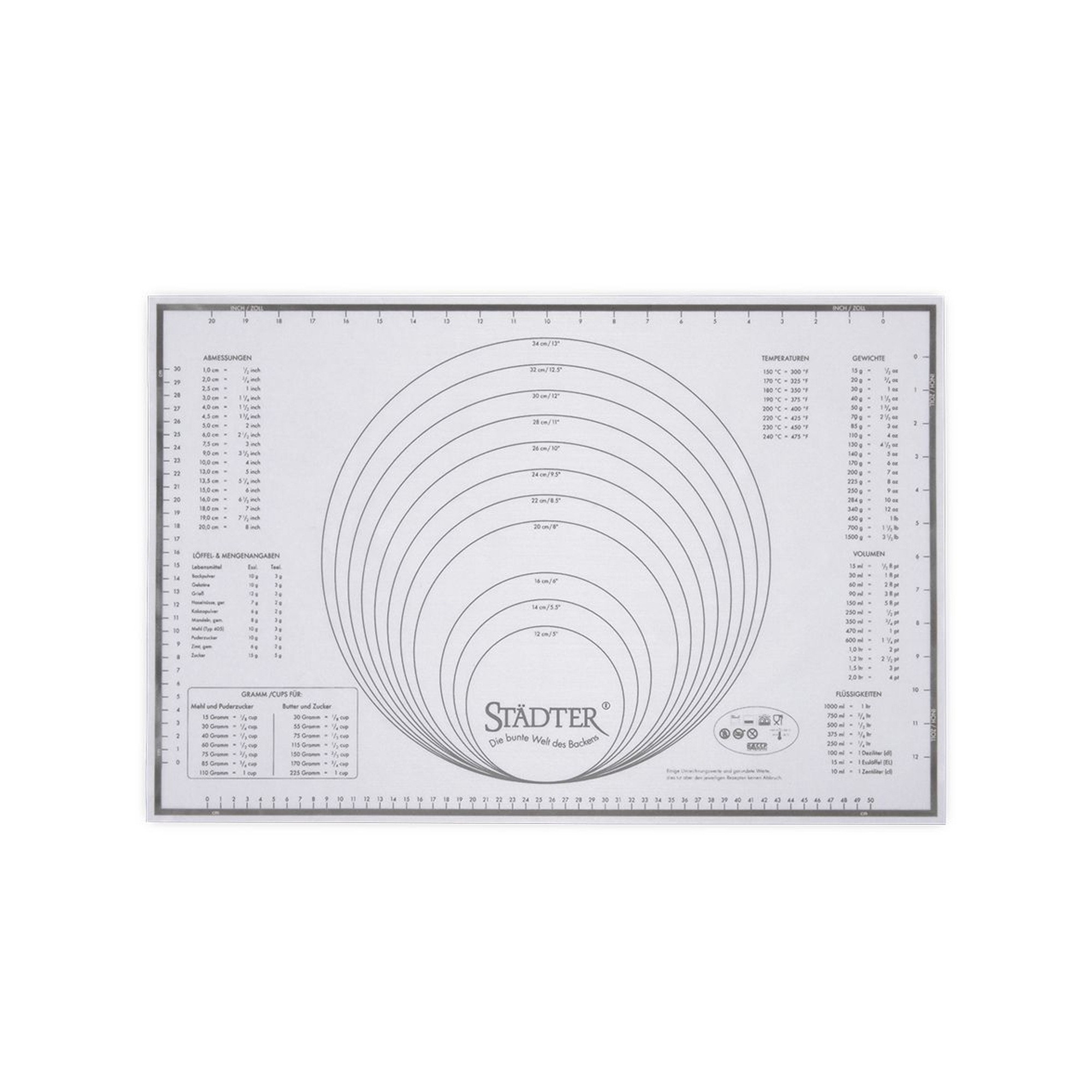 Städter - Silicone Baking Mat - Maxi - 60 x 40 cm