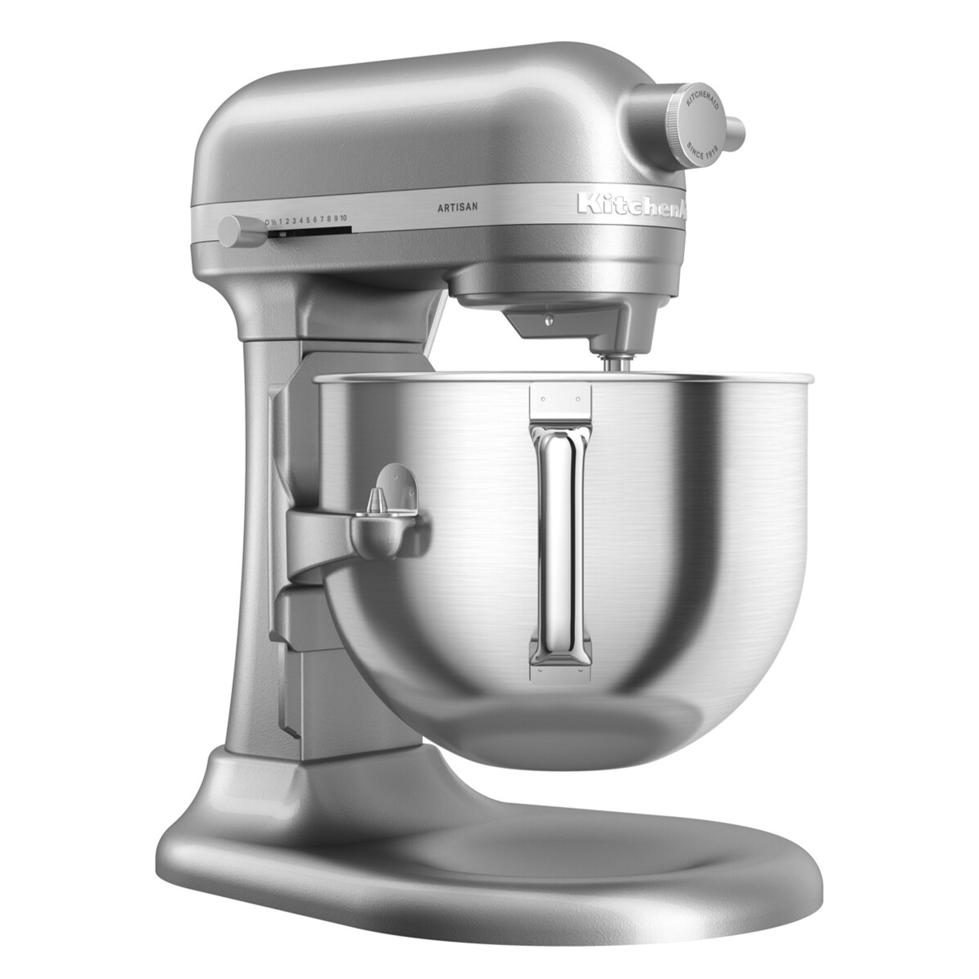 KitchenAid - Set food processor 6,6 L + 15 pcs kitchen aid set + recipe book "Patisserie made easy" - Contur Silver