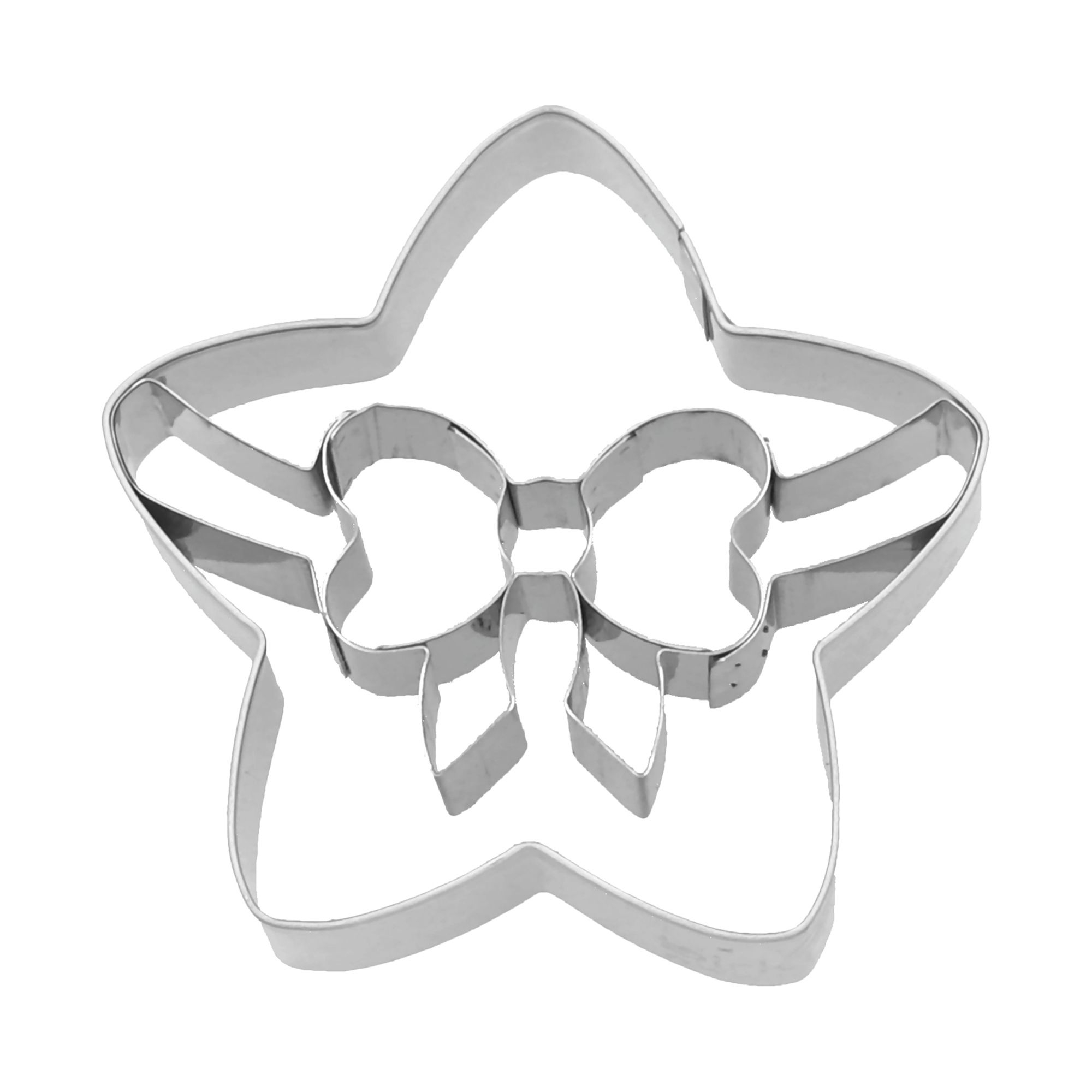 Birkmann - Cookie cutter - Star with bow - 6,5 cm