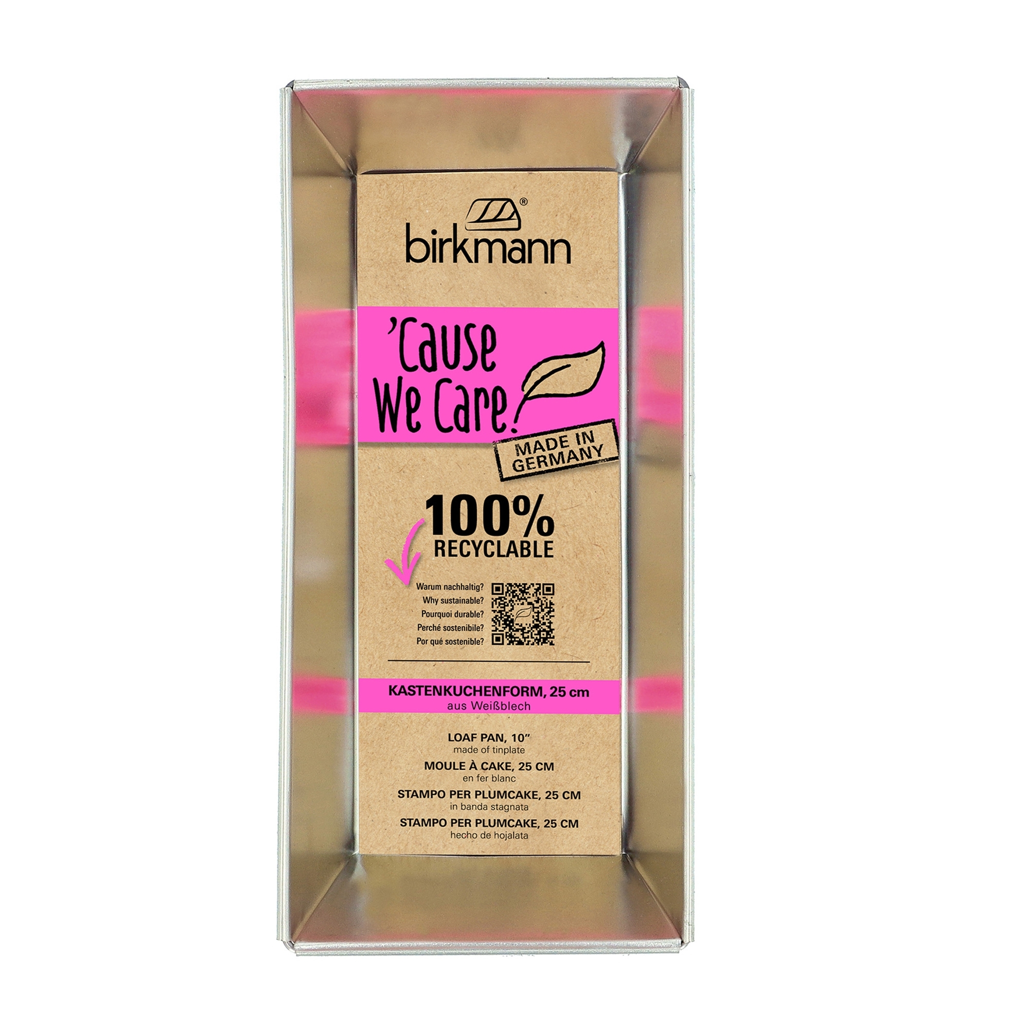 Birkmann - Kastenkuchenform 25 cm - Cause We Care