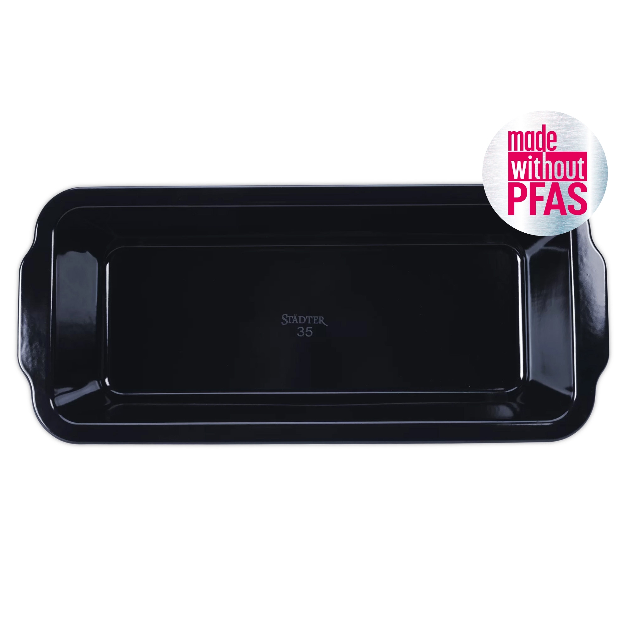 Städter enamel bread baking tin Black Edition 35 cm