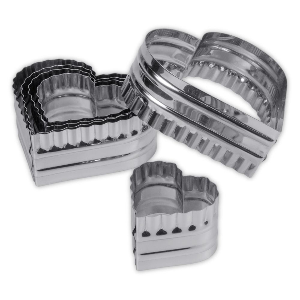 Städter - Ausstecher Herzen 6-teiliges Set - 5–10,5 cm