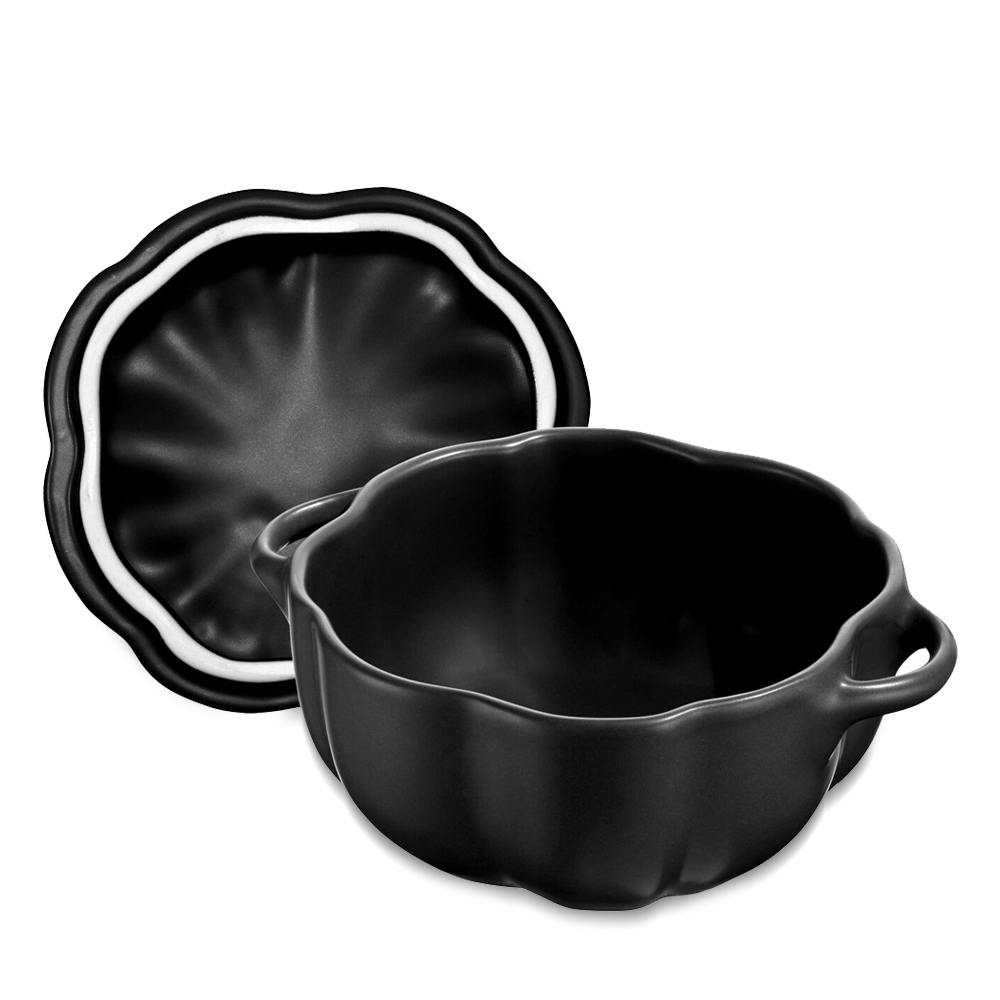 STAUB - Ceramique Cocotte | Kürbis | 12 cm | schwarz