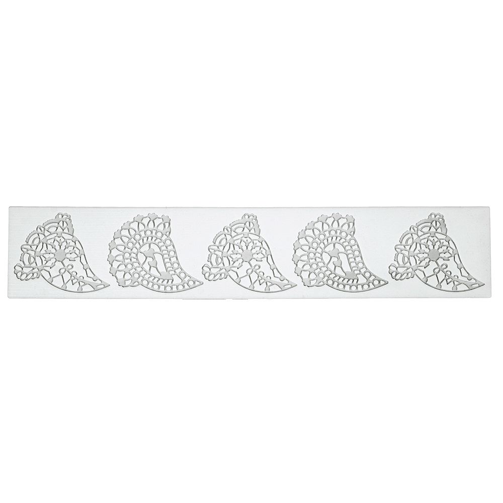 Städter - Cake lace mould Paisley - 39,5 x 7,5 cm - Silicone Städter - Cake lace mould Paisley - 39,5 x 7,5 cm - Silicone