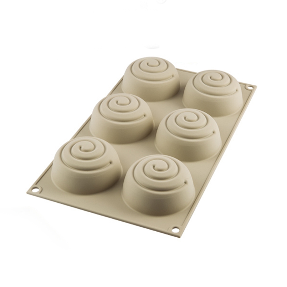 Silikomart - Backform 3D Mini Girotondo 6er Form Silikomart - Backform 3D Mini Girotondo 6er Form