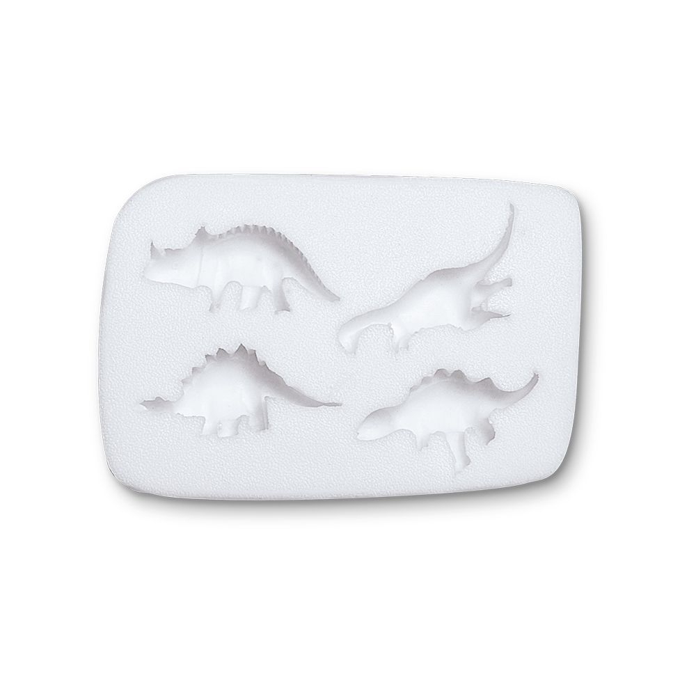 Städter - Fondant mould Dinosaur - 3,5 cm - 4 relief shape