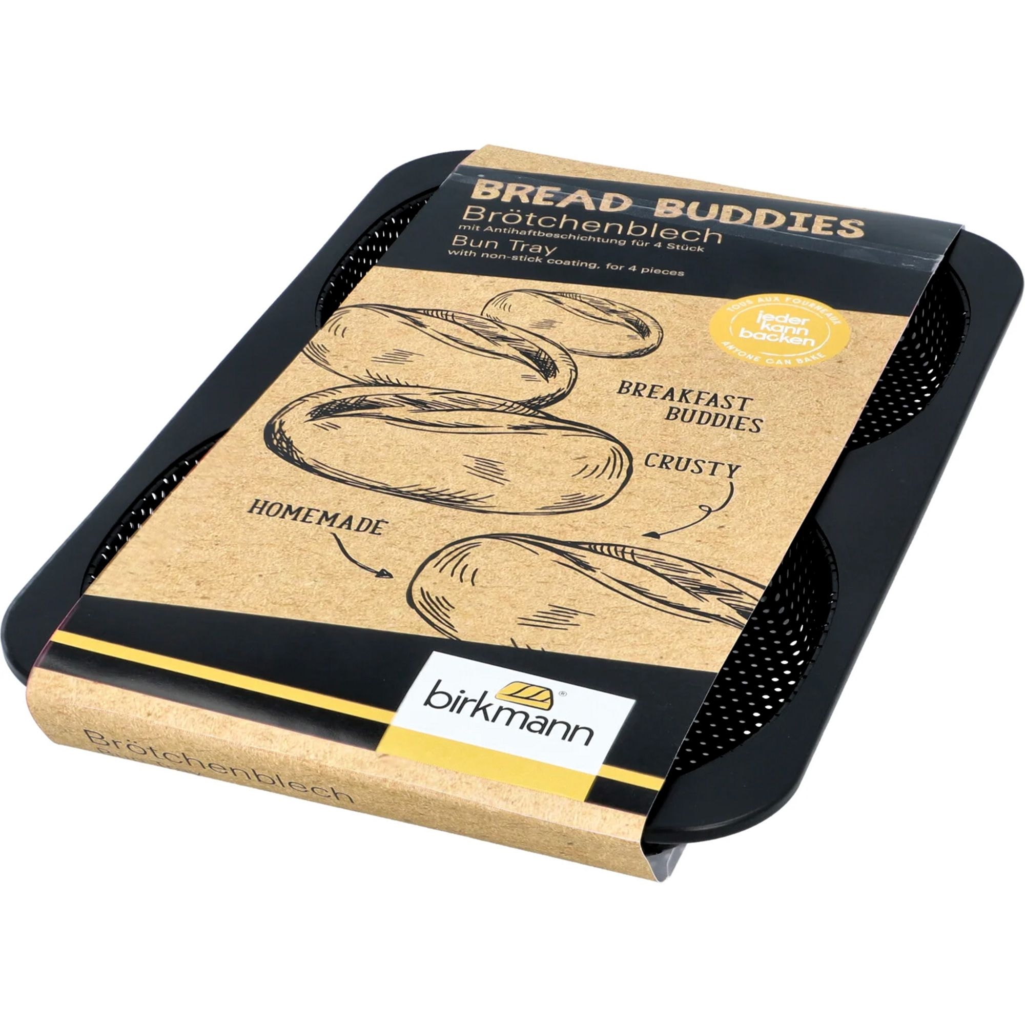 Birkmann - Bread Buddies - Bread roll tray for 4 rolls Birkmann - Bread Buddies - Bread roll tray for 4 rolls