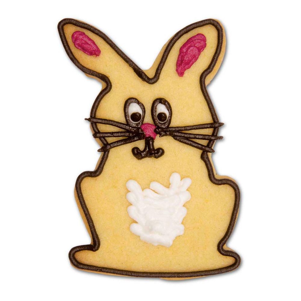 Städter - Ausstecher sitzender Hase - 7 cm - verschiedene Materialien
