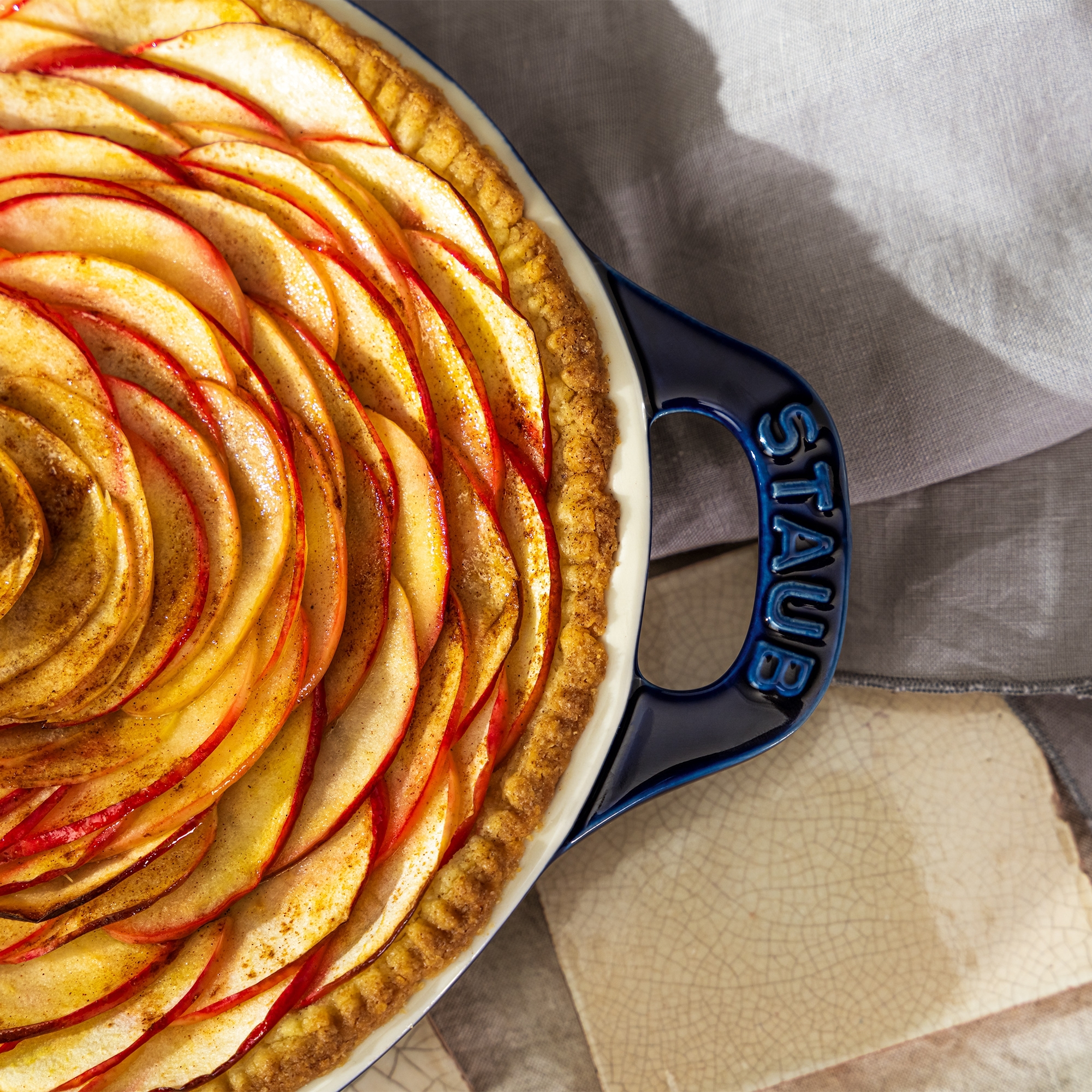 STAUB - Ceramique Tarteform | 24 cm | dunkelblau