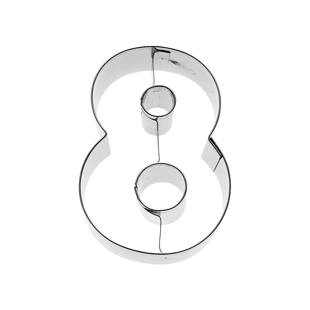 Birkmann - Ausstechform Zahl - "8" 6 cm