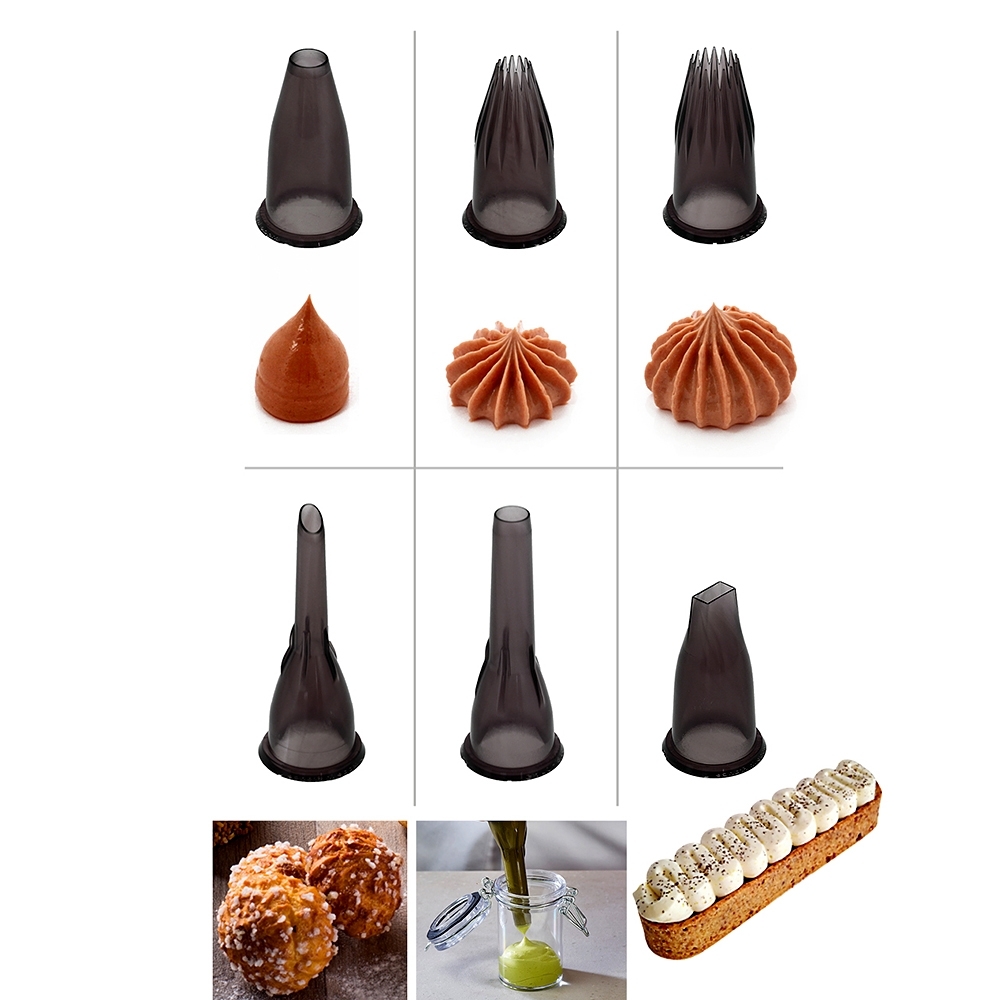 de Buyer - Satz von 6 Garniertüllen Set GARNIER de Buyer - Satz von 6 Garniertüllen Set GARNIER