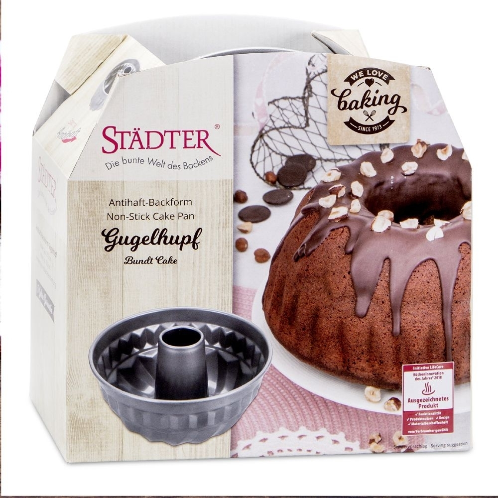 Städter - We-Love-Baking - Gugelhupf -  ø 16 / H 9 cm Silber 1.200 ml
