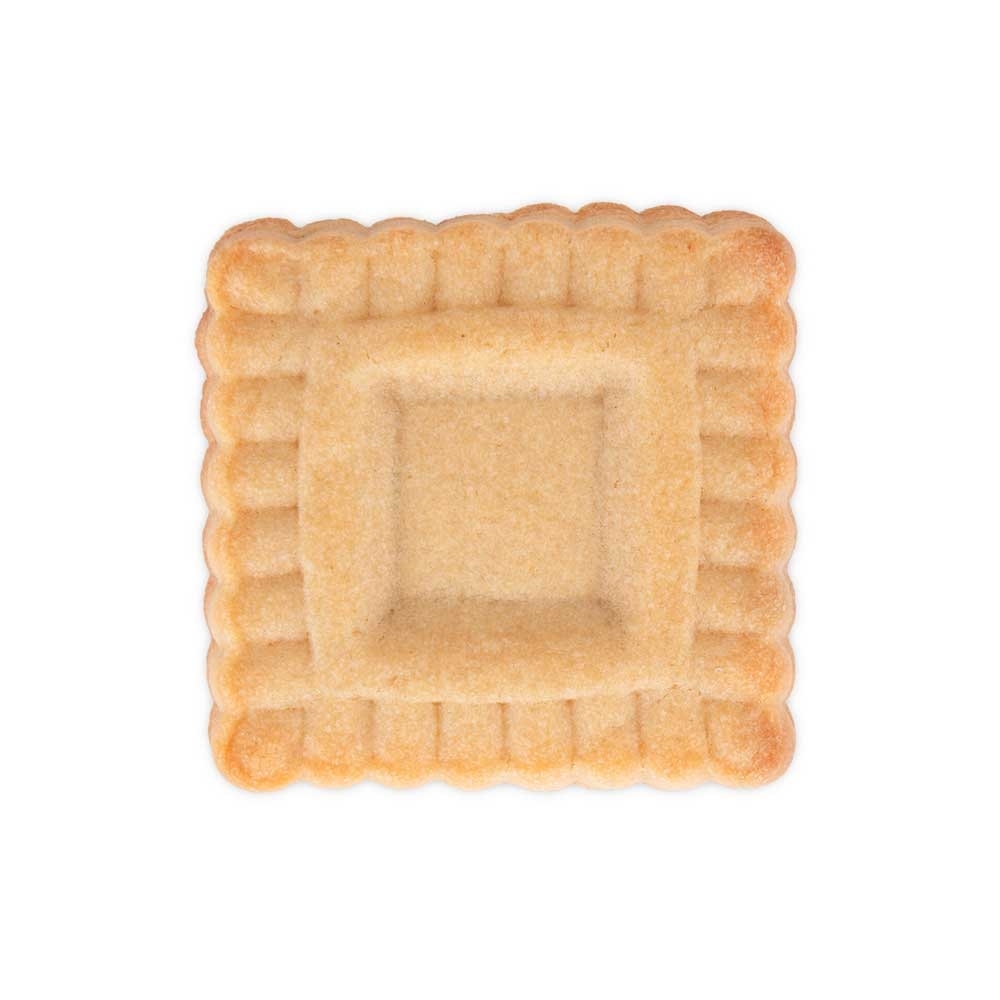 Städter - Prägeausstecher mit Auswerfer - Quadrat gewellt - mit Prägung und Auswerfer