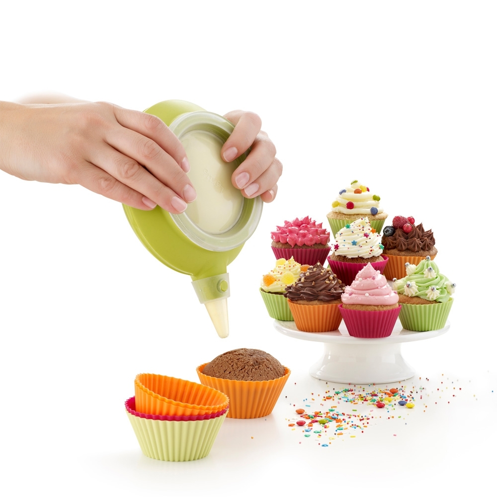 Lékué - Cupcakeset DecoMax + 6 Förmchen
