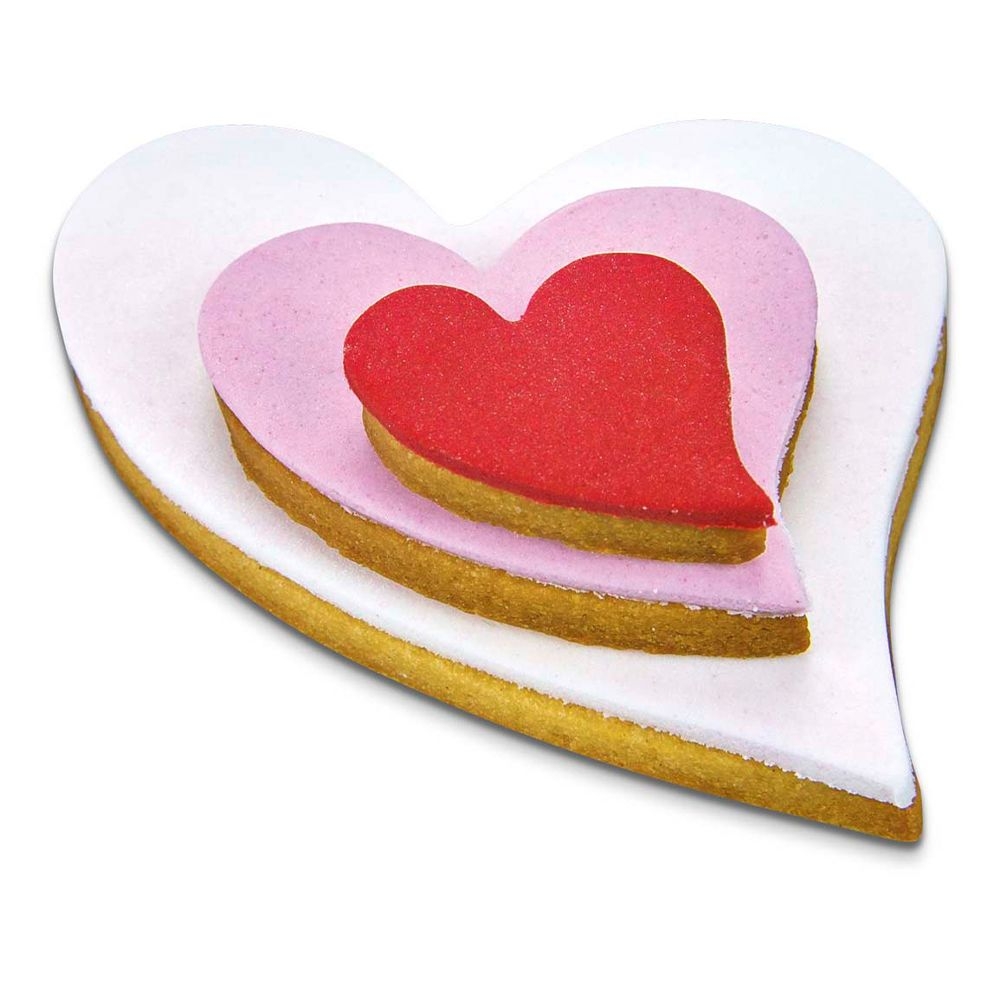 Städter - Ausstecher Liebe - 3,5 – 9 cm - Set, 3-teilig