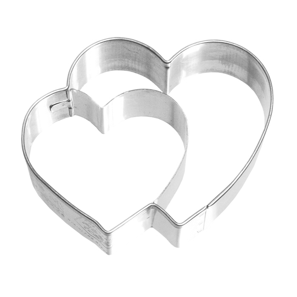 RBV Birkmann - Cookie cutter Double Heart 6,5 cm