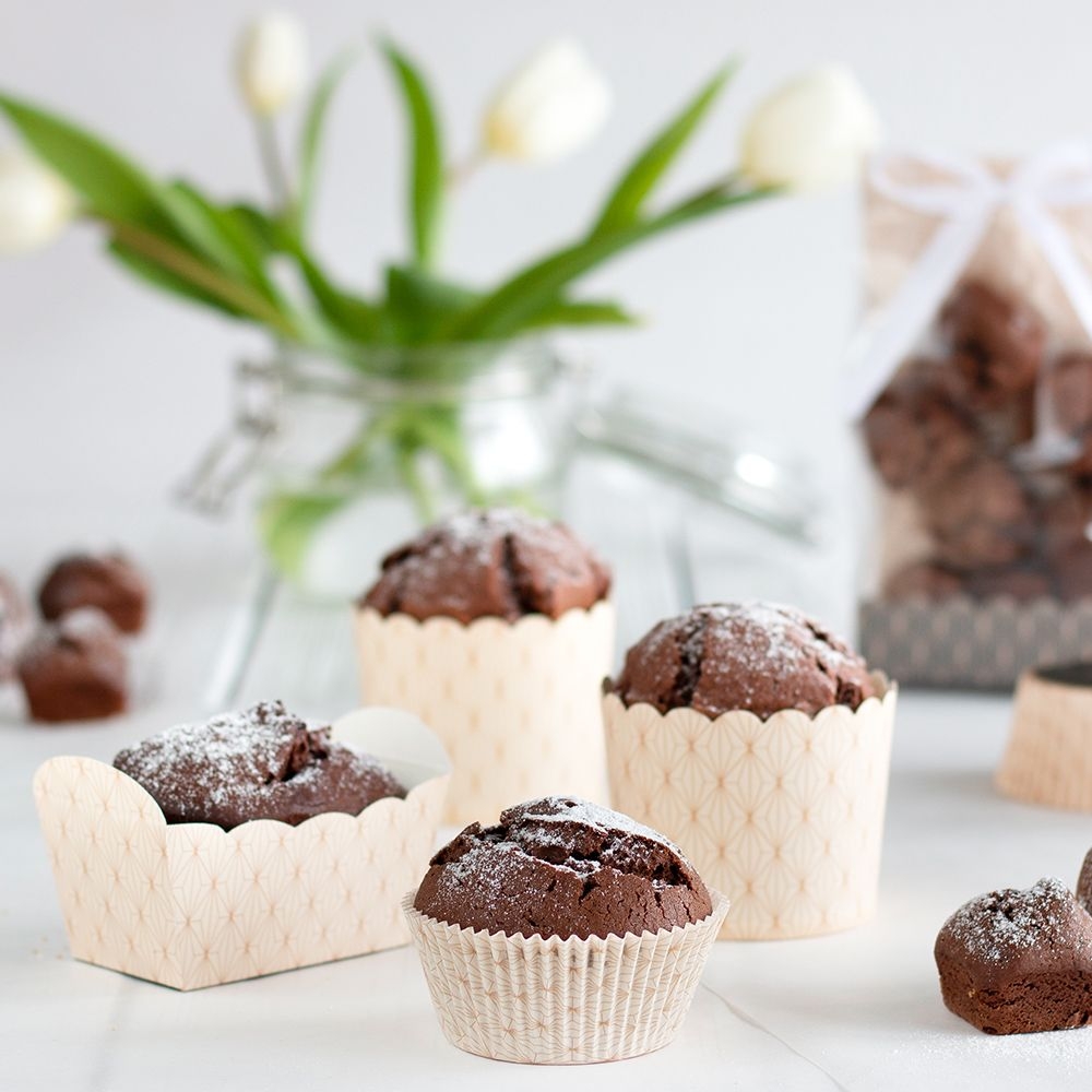 Städter - Paper baking pan - 7 x 4 x 4 cm - multi-coloured - 10 pieces