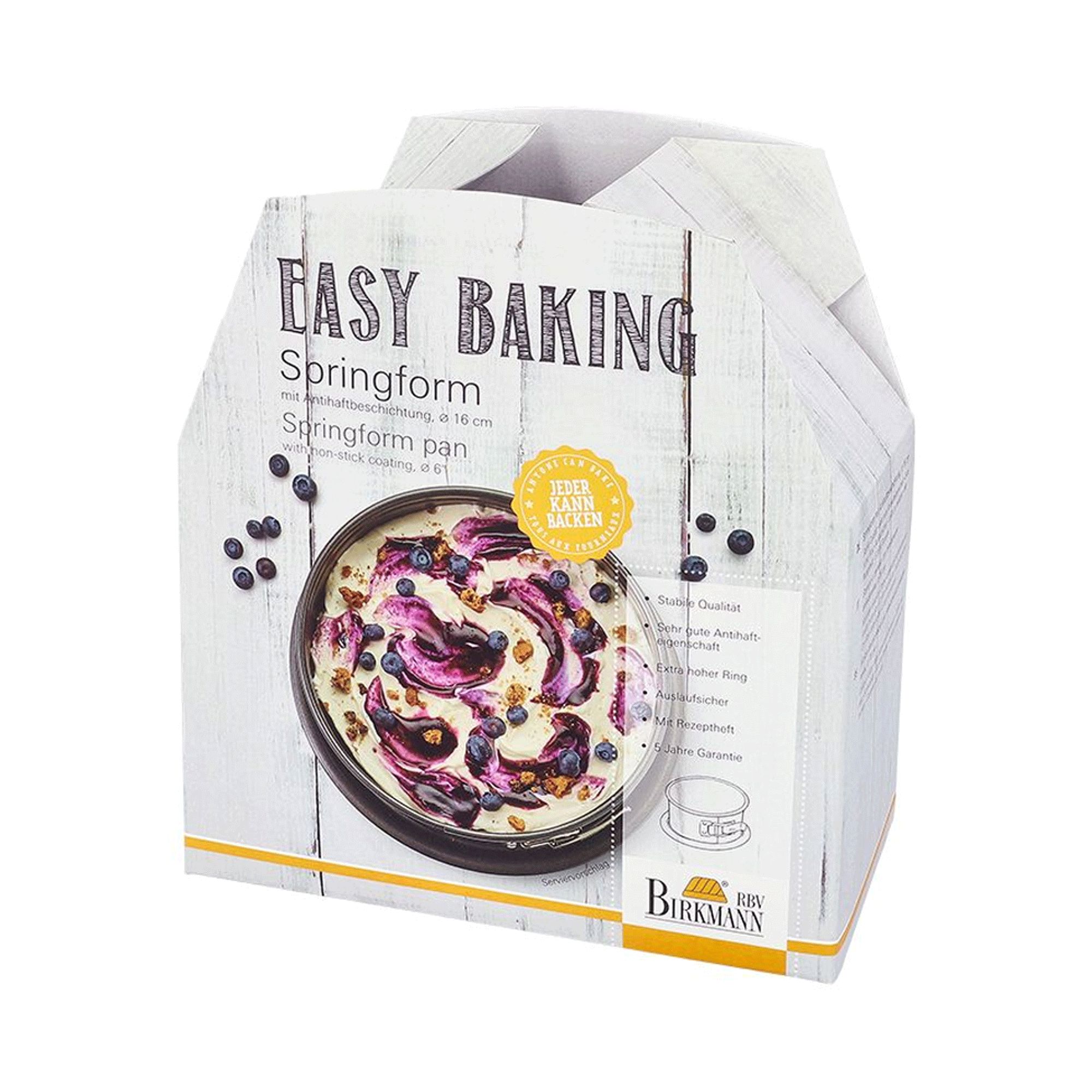 Birkmann - Springform pan with an  base Easy Baking, Ø 16 cm Birkmann - Springform pan with an  base Easy Baking, Ø 16 cm