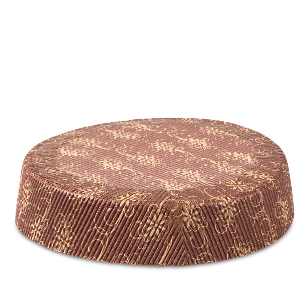 Städter - Papierbackform Rund - ø 17 cm / H 3,5 cm - Braun - 4 Stück