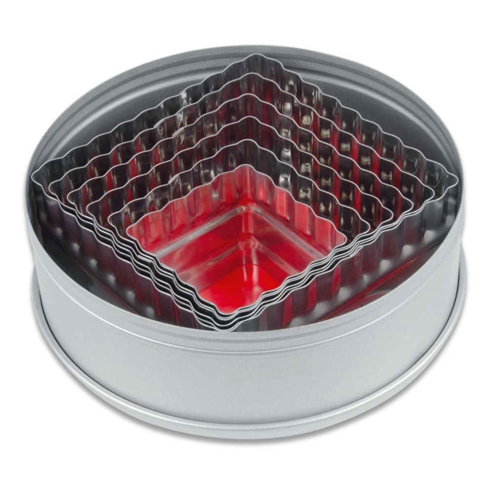 Städter - Ausstecher Quadrate 6-teiliges Set - 4,5–8,5 cm