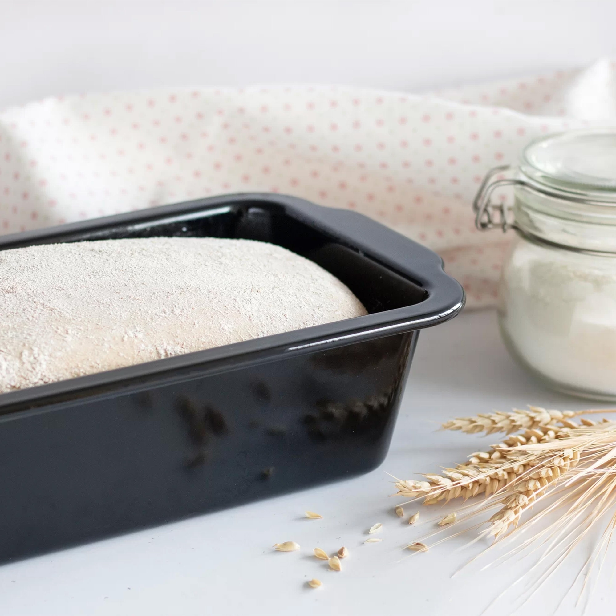 Städter enamel loaf tin Black Edition 30 x 13 cm