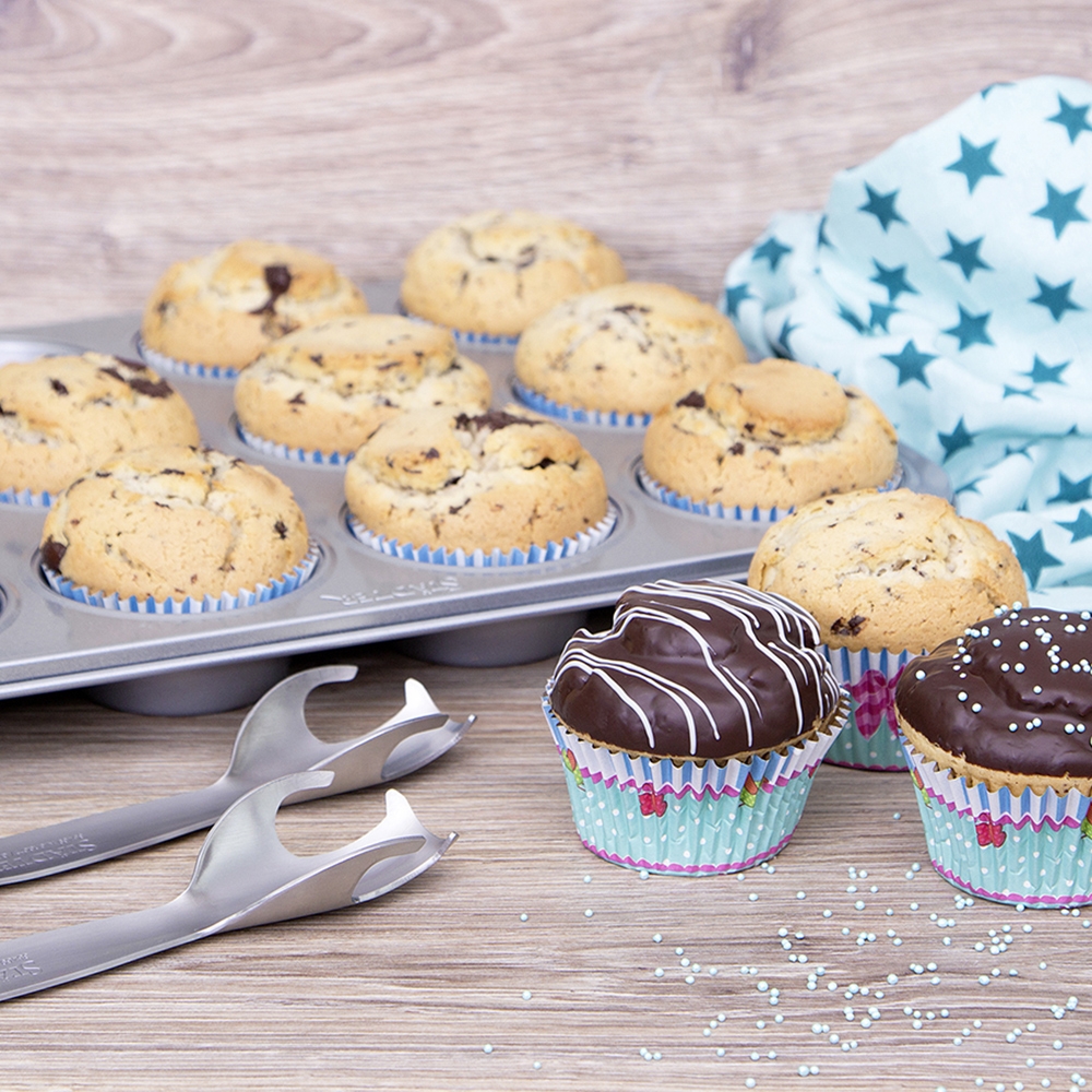 Städter - baking tray lifter - 17.5 x 4.5 cm - 2 pieces Städter - baking tray lifter - 17.5 x 4.5 cm - 2 pieces