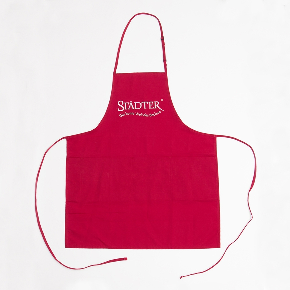 Städter - Baking apron - 68 x 80 cm red Städter - Baking apron - 68 x 80 cm red