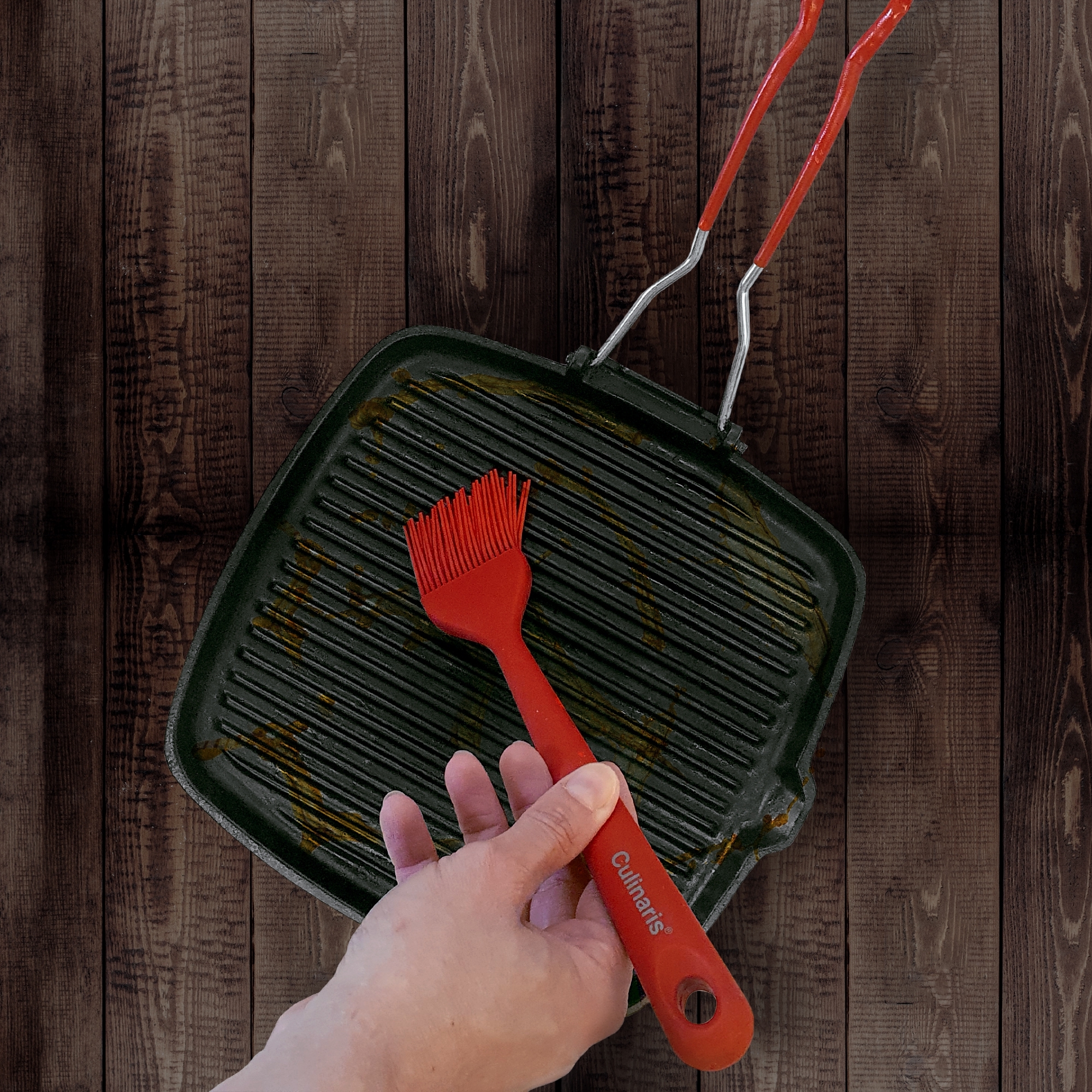 Backpinsel L - Silikon - schwarz | Culinaris