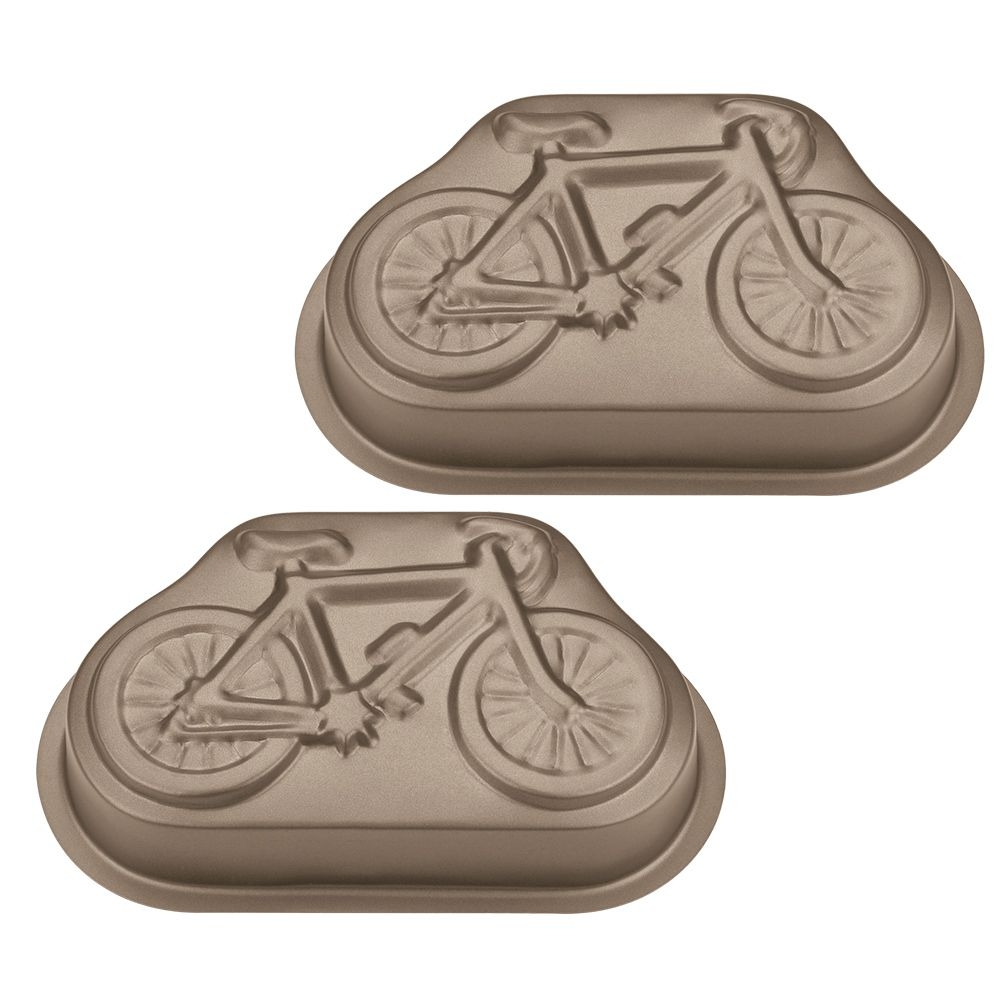 Städter - Motivbackform Resi das Rennrad - 10,5 x 6,5 x 3 cm - Mini - 2 Stück - 50 ml