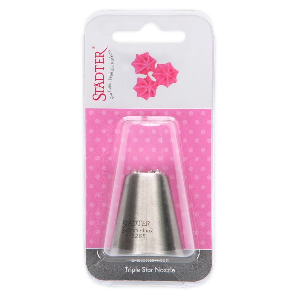 Städter - Tülle 3-Sternetülle - 3x 5 mm