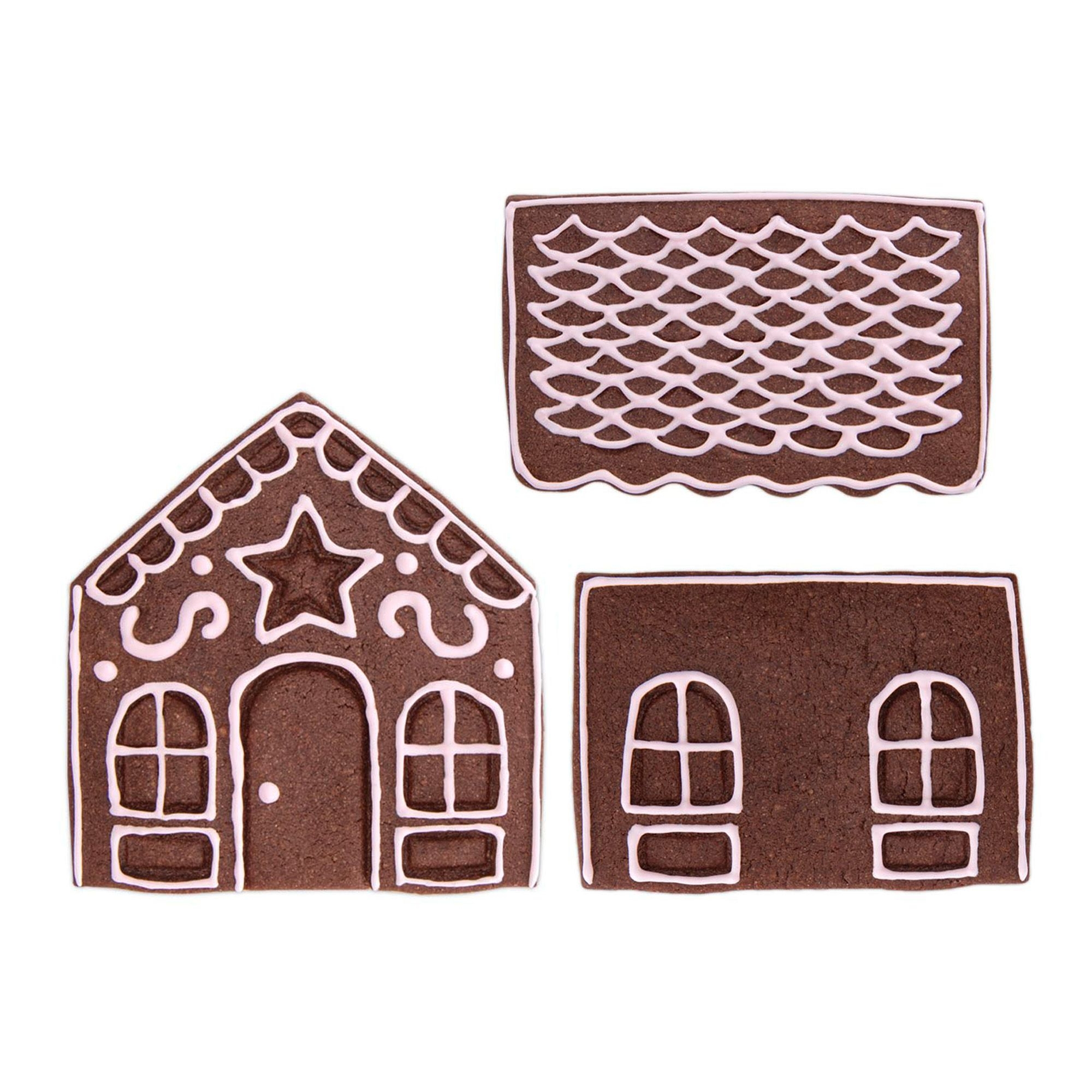 Städter - Prägeausstecher Kekshaus - 3-tlg.