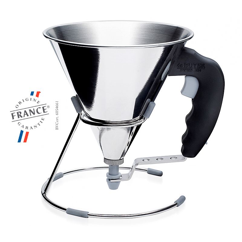 de Buyer - Automatischer Mini-Fondanttrichter aus Edelstahl de Buyer - Automatischer Mini-Fondanttrichter aus Edelstahl