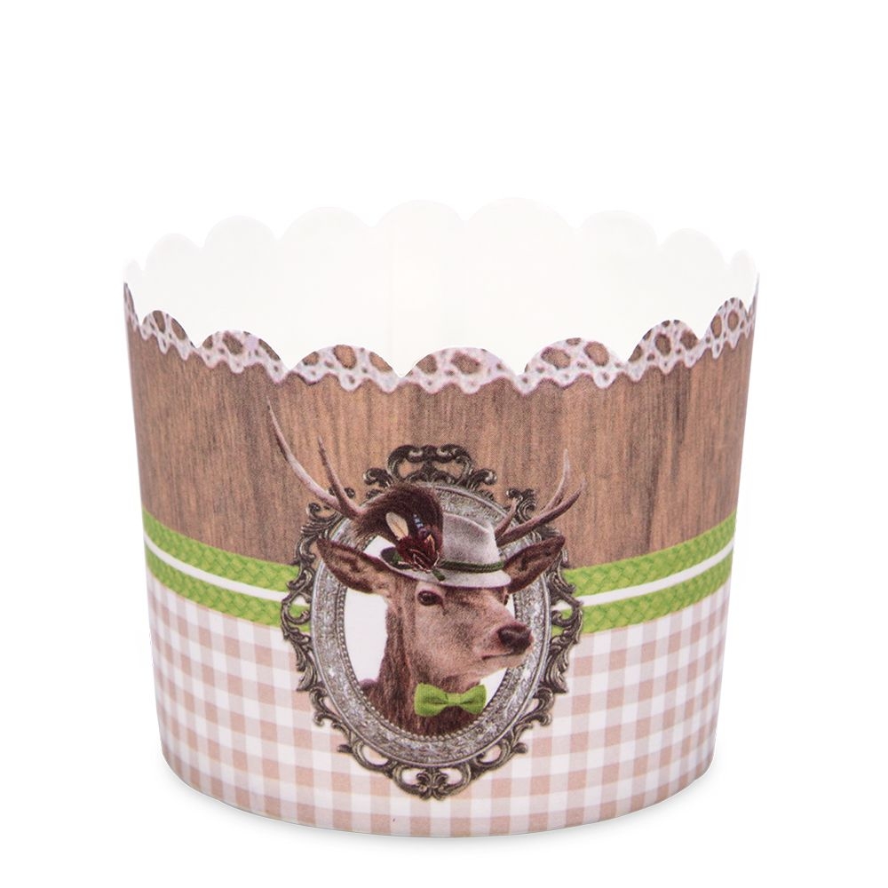 Städter - cupcake baking pan - 12 pieces - different patterns