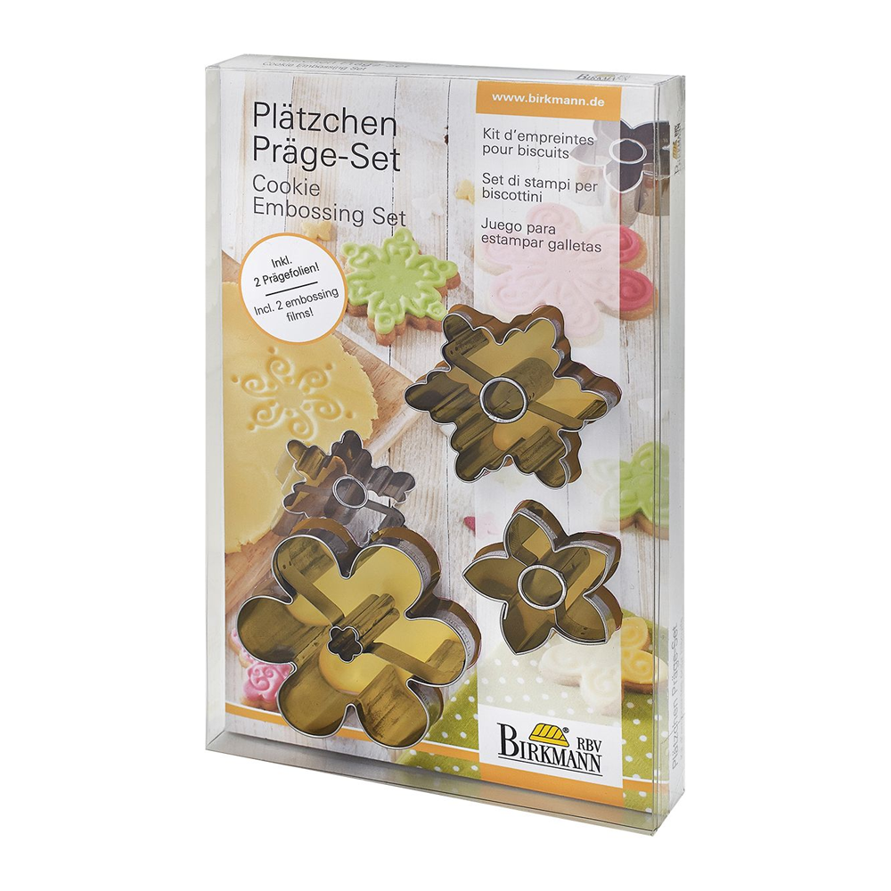 Birkmann - Plätzchen Präge-Set Blüten Birkmann - Plätzchen Präge-Set Blüten